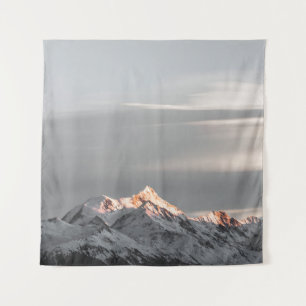 MOUNTAINS COVERED WITH SNOW TAPESTRY
