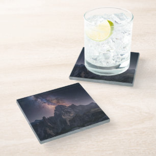 Mountains Dolomites Mountains, Italy Glass Coaster