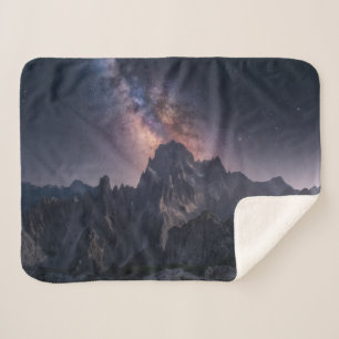 Mountains Dolomites Mountains, Italy Sherpa Blanket