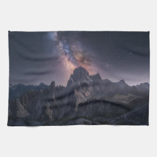 Mountains   Dolomites Mountains, Italy Tea Towel
