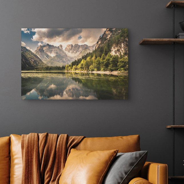 Mountains | Dürrensee Lake, Dolomites, Italy Canvas Print (Creator Uploaded)