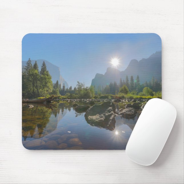 Mountains | El Capitan Yosemite Park, California Mouse Pad (With Mouse)