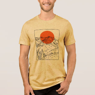 Mountains – Explore the Wild Heights Tri-Blend Shirt