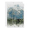 mountains forest wedding save the date card