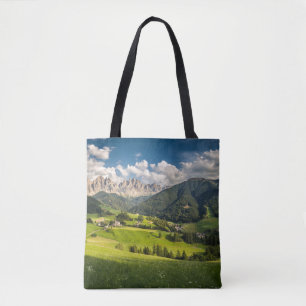 Mountains   Funes Valley, Dolomites, Italy Tote Bag