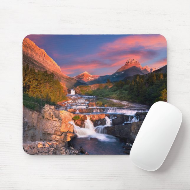 Mountains | Glacier National Park, Montana Mouse Pad (With Mouse)
