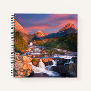 Mountains Glacier National Park, Montana Notebook