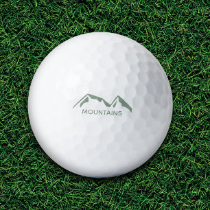 Mountains golf balls