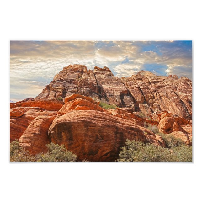 Mountains HDR photo Print (Front)