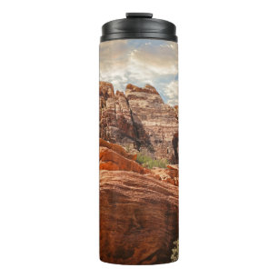 Mountains HDR photo Thermal Tumbler