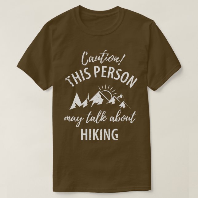 Mountains Hiking 68 T-Shirt (Design Front)