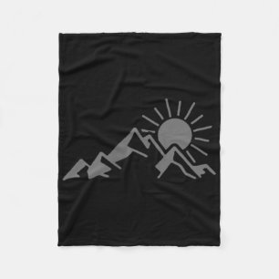 Mountains, Hiking, Camping, Climbing, Outdoor _1  Fleece Blanket