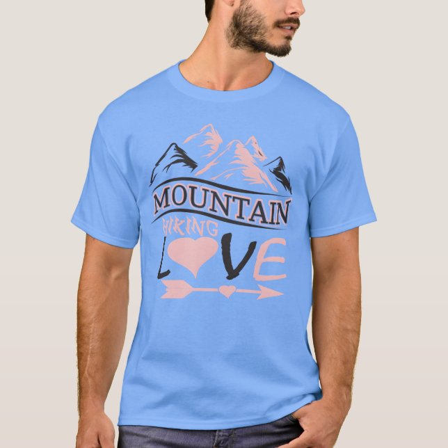Mountains Hiking Mountaineering Sports Love Alps f T-Shirt (Front)