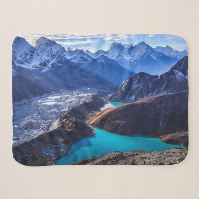 Mountains | Himalaya Mountains, Peru Sherpa Blanket (Front (Horizontal))