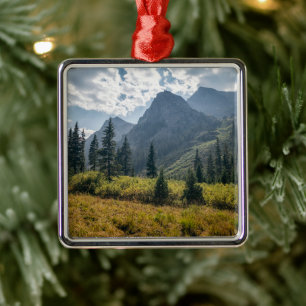 Mountains Holy Cross Wilderness, Colorado Metal Tree Decoration