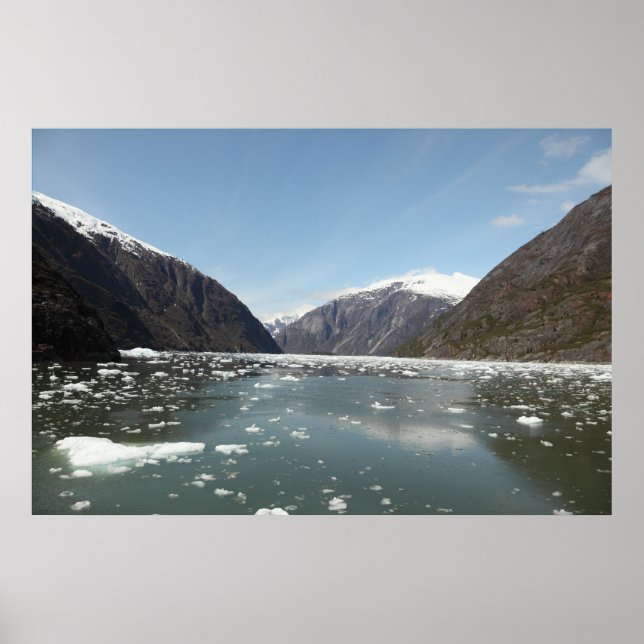 Mountains & Icebergs Print (Front)