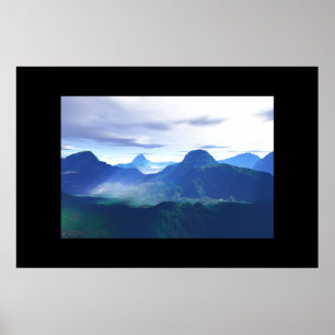 Mountains in Peace Poster