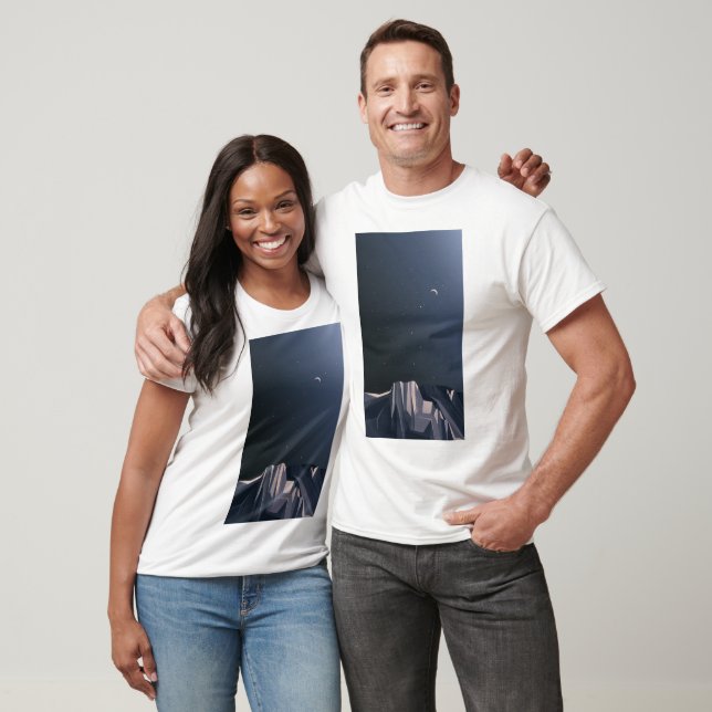 Mountains in the night  T-Shirt (Unisex)