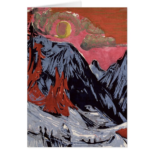 Mountains in Winter, 1919 (Front)