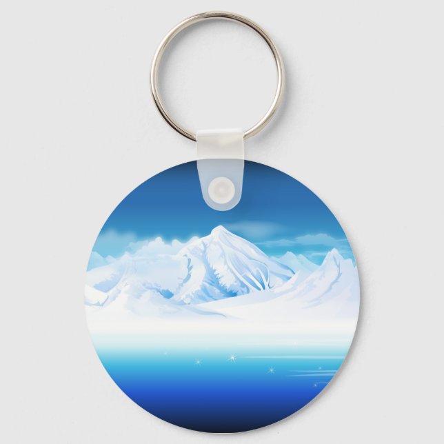 Mountains Key Ring (Front)