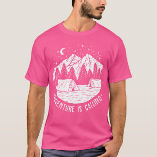 Mountains Landscape Adventure Hiking Camping retro T-Shirt