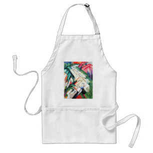 Mountains (Landscape) by Franz Marc, Vintage Art Standard Apron