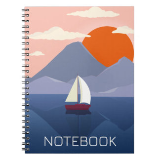 Mountains landscape notebook