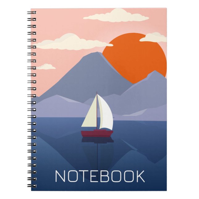 Mountains landscape  notebook (Front)