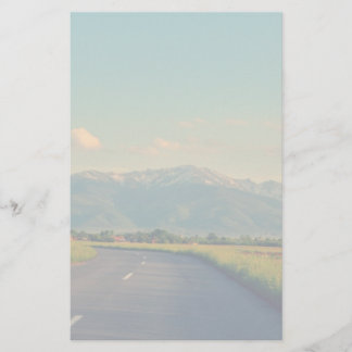 Mountains landscape stationery