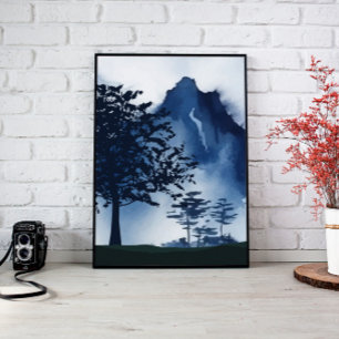 Mountains Landscape Wiew Canvas Art