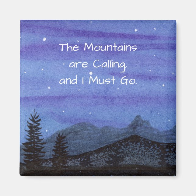 Mountains Magnet (Front)