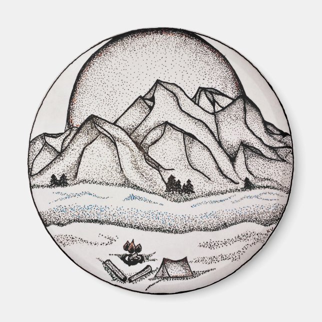 Mountains magnet (Front)