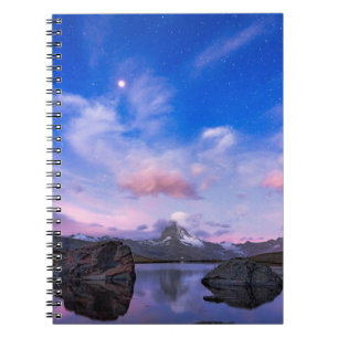 Mountains   Matterhorn & Lake Stellisee Notebook