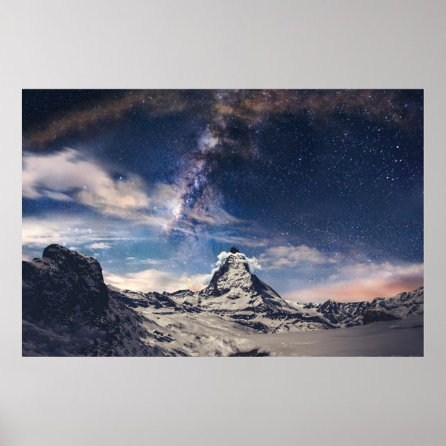 Mountains | Matterhorn Zermatt Switzerland Poster (Front)