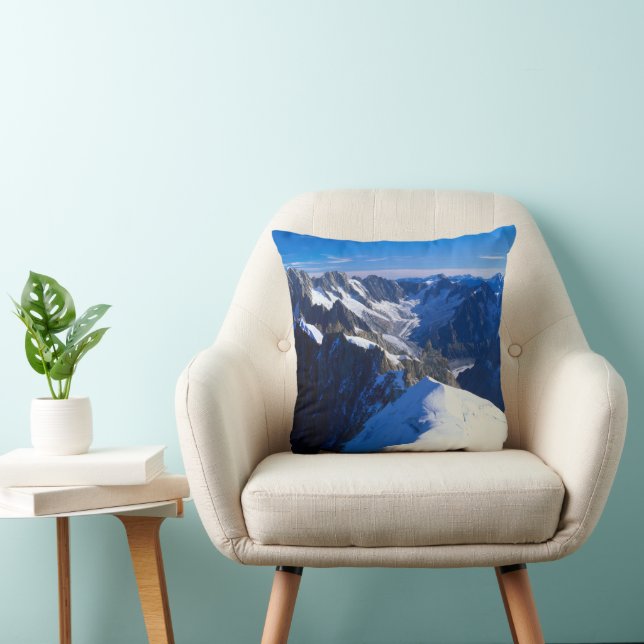 Mountains | Mont Blanc, European Alps Cushion (Chair)