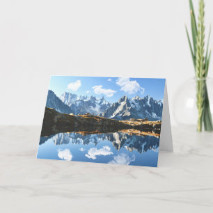 Mountains Mont Blanc Massif, France Card