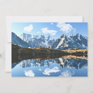 Mountains Mont Blanc Massif, France Thank You Card