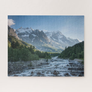 Mountains Mont Blanc Massif, Italy Jigsaw Puzzle
