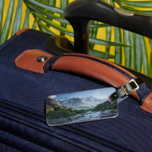 Mountains Mont Blanc Massif, Italy Luggage Tag