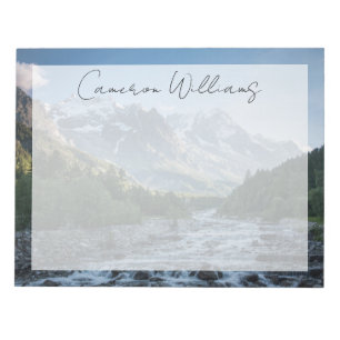Mountains Mont Blanc Massif, Italy Notepad