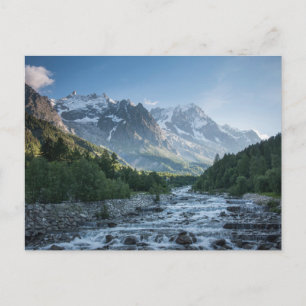 Mountains   Mont Blanc Massif, Italy Postcard