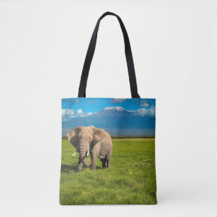 Mountains   Mount Kilimanjaro Tanzania, Africa Tote Bag