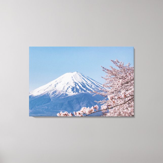 Mountains | Mt. Fuji Tokyo, Japan Canvas Print (Front)