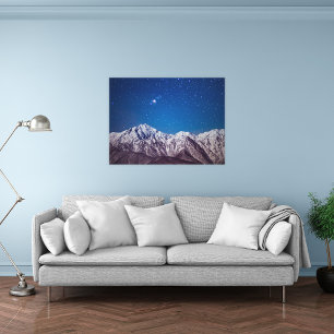 Mountains Mt. Jiigatake & Mt. Kashima-yarigatake Canvas Print