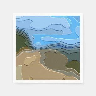 MOUNTAINS NAPKIN