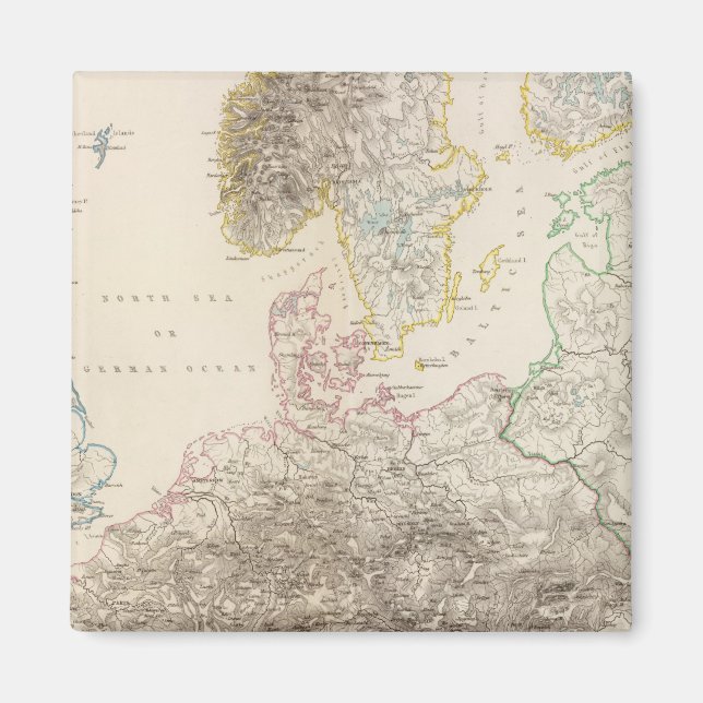 Mountains of Europe Magnet (Front)