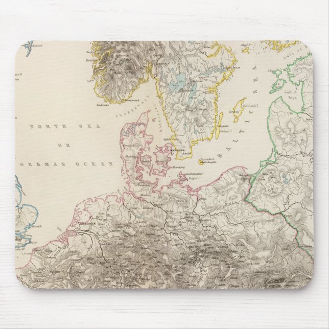 Mountains of Europe Mouse Pad (Front)