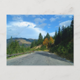 Mountains of Moldova in autumn Postcard
