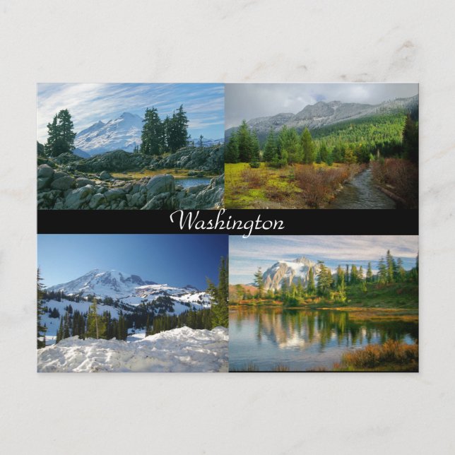 Mountains of Washington postcard (Front)