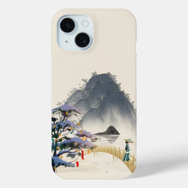 Mountains phone case (Back)